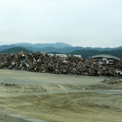 津波被災地訪問･･･岩手県陸前高田市