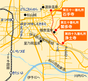 浄土寺までの地図